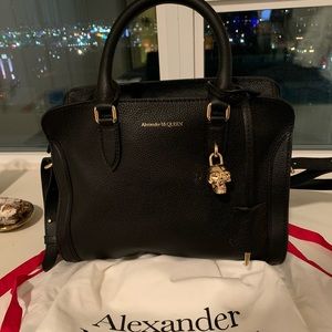 Alexander McQueen Leather Padlock Bag